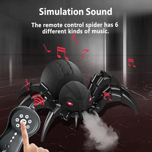 ربات اسباب بازی کنترلی عنکبوت دودزا Realistic RC Spider Robot_اسباب بازی